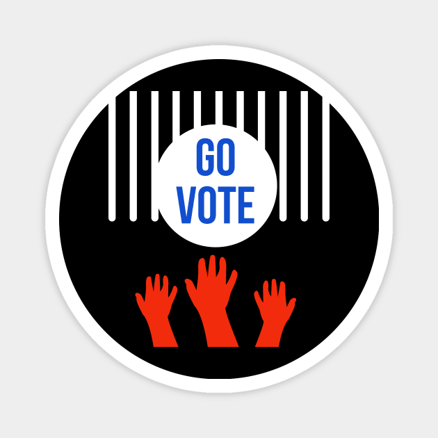 Go Vote Magnet by BR Design 